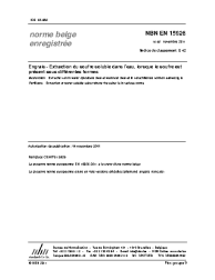 NBN EN 15926:2011