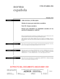 UNE-EN 60811-501:2012