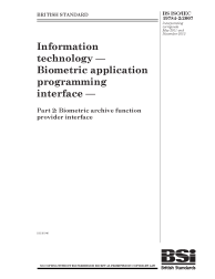 BS ISO/IEC 19784-2:2007