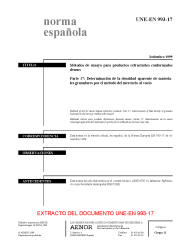 UNE-EN 993-17:1999 (R2022)