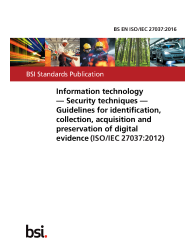 BS EN ISO/IEC 27037:2016