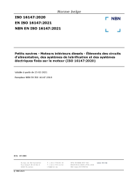 NBN EN ISO 16147:2021