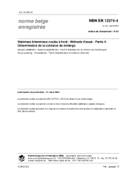 NBN EN 12274-4:2003