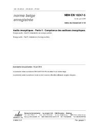 NBN EN 16247-5:2015
