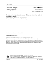 NBN EN 352-2:2002