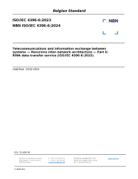 NBN ISO/IEC 4396-6:2024