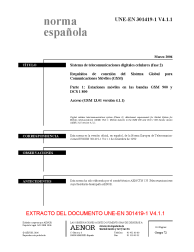UNE-EN 301419-1 V4.1.1:2006