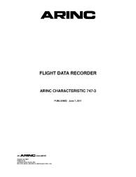 ARINC Characteristic 747-3:2011