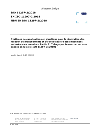 NBN EN ISO 11297-2:2018