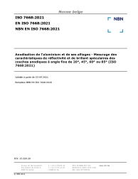 NBN EN ISO 7668:2021