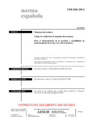 UNE-ISO 230-2:2016