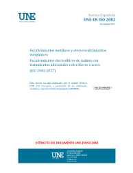 UNE-EN ISO 2082:2017