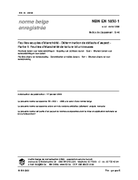 NBN EN 1850-1:2000