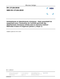 NBN EN 17126:2019