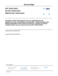NBN EN ISO 12624:2022