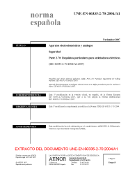 UNE-EN 60335-2-70:2004/A1:2007