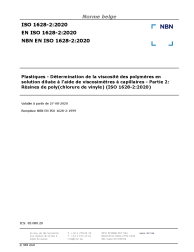 NBN EN ISO 1628-2:2020