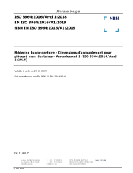 NBN EN ISO 3964:2016/A1:2019