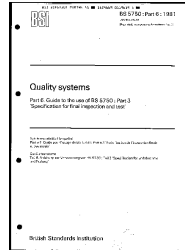 BS 5750-6:1981