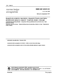 NBN EN 12941/A1:2004