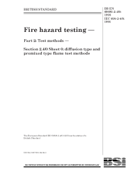 BS EN 60695-2-4/0:1993