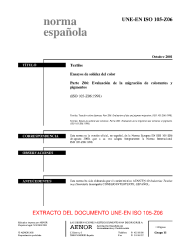 UNE-EN ISO 105-Z06:2001 (R2010)