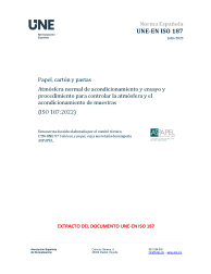 UNE-EN ISO 187:2023