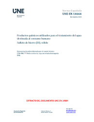 UNE-EN 14664:2023