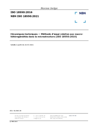 NBN ISO 18550:2021