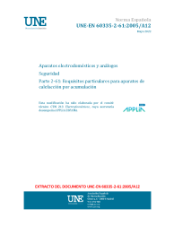 UNE-EN 60335-2-61:2005/A12:2022