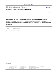 NBN EN 14081-3:2012+A1:2018