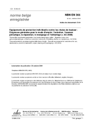 NBN EN 365:2004