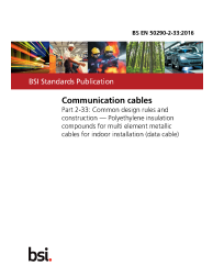 BS EN 50290-2-33:2016