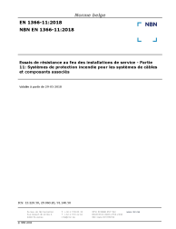 NBN EN 1366-11:2018