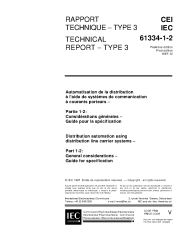 IEC TR 61334-1-2:1997