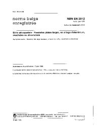 NBN EN 2912:1996