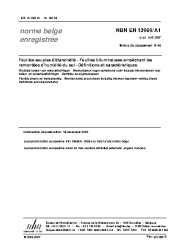 NBN EN 13969/A1:2007