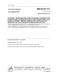 NBN EN ISO 3747:2011