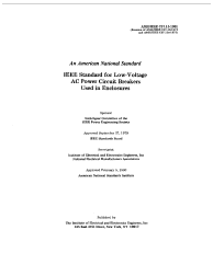 IEEE C37.13:1981 (R1990)