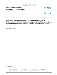 NBN ISO 11358-3:2021