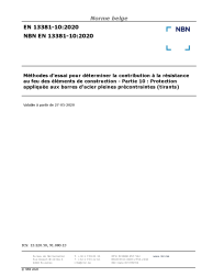 NBN EN 13381-10:2020