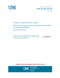 UNE-EN ISO 20150:2020