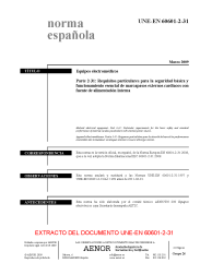 UNE-EN 60601-2-31:2009