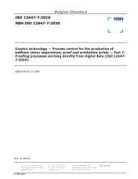NBN ISO 12647-7:2020