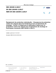 NBN EN ISO 20349-2:2017