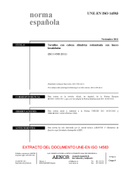 UNE-EN ISO 14583:2011