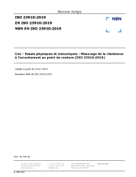 NBN EN ISO 23910:2019
