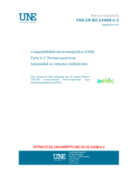 UNE-EN IEC 61000-6-2:2019