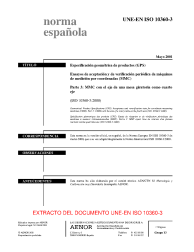 UNE-EN ISO 10360-3:2001 (R2008)