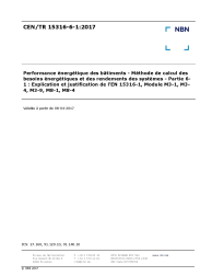 CEN/TR 15316-6-1:2017